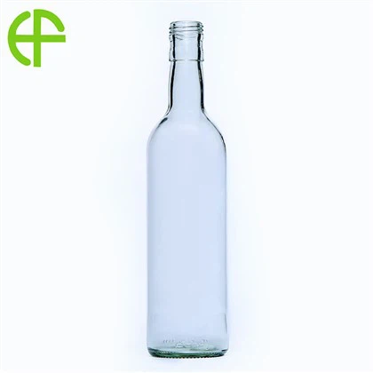 500ml Beyaz Rafine Eskitilmiş Likör Bglass Ottle